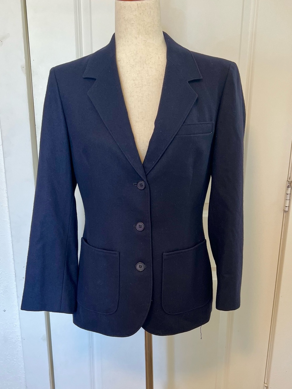 VNTG‎ 70s Pendleton Deep Plum 100% Virgin Wool Blazer- Flawed